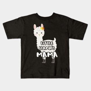 Matching Mother Daughter   Little Llamas Mama Kids T-Shirt